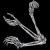 Illustration scientifique de la rotation du squelette du bras, du tibia et de l'humérus, avec la pronation et la supination.